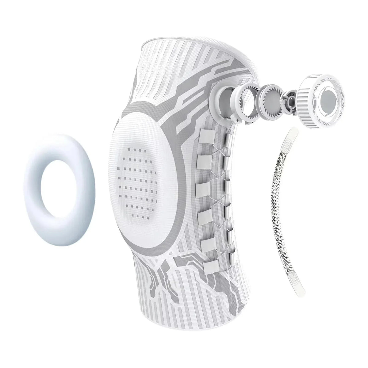 Knee compression sleeve for enhanced mobility