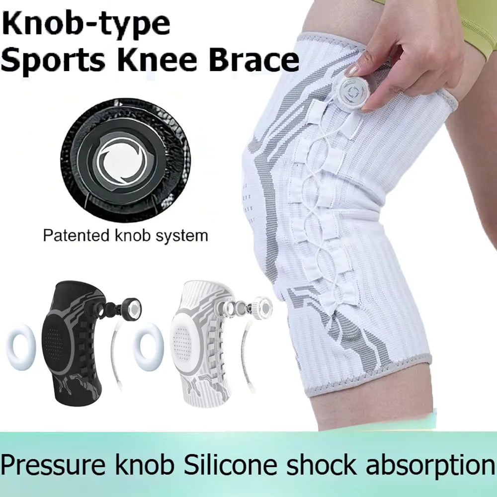 Knee compression sleeve for enhanced mobility